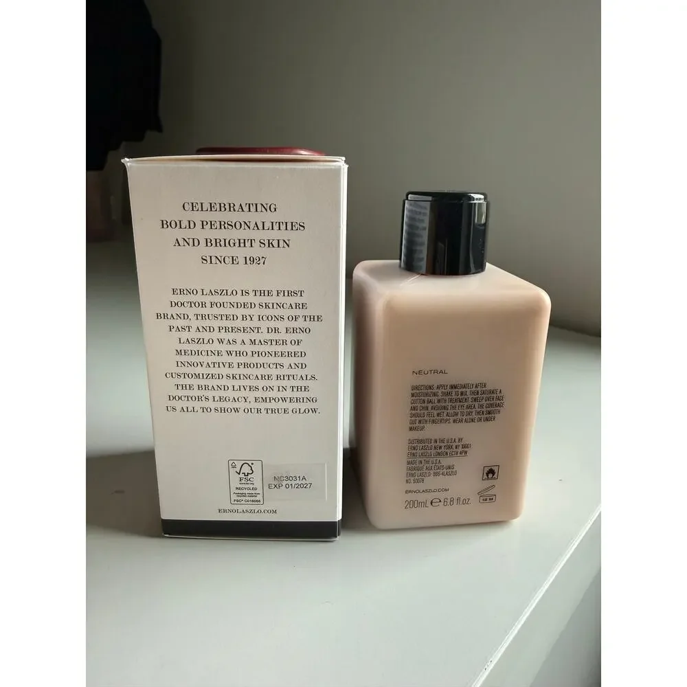 $120 New Erno Laszlo Normalizer Shake-It Tinted Treatment – Neutral 6.8 oz